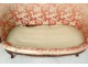 Sofa bench carved walnut Louis XV Trash stamp Tilliard 18th