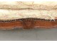 Sofa bench carved walnut Louis XV Trash stamp Tilliard 18th
