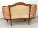 Sofa bench carved walnut Louis XV Trash stamp Tilliard 18th