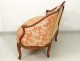 Sofa bench carved walnut Louis XV Trash stamp Tilliard 18th
