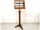 Lectern sheet holders musician walnut Louis Philippe nineteenth century