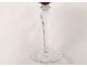 6 verres à pied cristal taillé Saint-Louis couleur Camargue Roemer XXème