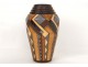 Superb HB Quimper faience vase Odetta René Beauclair twentieth century