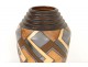 Superb HB Quimper faience vase Odetta René Beauclair twentieth century