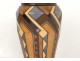 Superb HB Quimper faience vase Odetta René Beauclair twentieth century