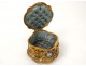 Rare case gilded bronze medallions characters Gothic jewelry biscuit 19th