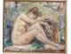 Beautiful naked woman HSP Table Mania Mavro twentieth century Russian painting school