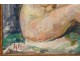 Beautiful naked woman HSP Table Mania Mavro twentieth century Russian painting school