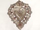 Heart devotional heart marie massive silver rhinestone monogram cherubs nineteenth