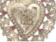 Heart devotional heart marie massive silver rhinestone monogram cherubs nineteenth