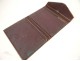 Moroccan leather case with gold-plated iron Susse Paris flowers XIXème