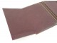 Moroccan leather case with gold-plated iron Susse Paris flowers XIXème