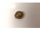 Pair of gold earrings pearl solid 18K gold earrings twentieth century