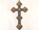 Croix micro mosaïque souvenir Rome Italie Grand Tour Roma monuments XIXème
