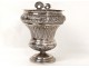 Sprinkler bucket to bless silvered bronze church shells eighteenth century