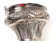 Sprinkler bucket to bless silvered bronze church shells eighteenth century
