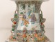 Pair of Chinese porcelain vases great characters Canton dragons 19th China