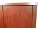 Bedside Empire walnut table nineteenth century bronze columns