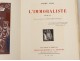 Livre L'Immoraliste André Gide Paris Henri Jonquières 1925 Van Leyden