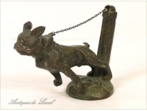 Automobile mascot Bulldog bronze decor 20th