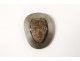 Petite sculpture précolombienne terre cuite visage bijou coll. Van Leyden