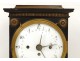 Superbe pendule borne quantième acajou bronze personnage antique clock XIXè
