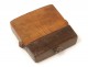 Rare tobacco box tongal wood island Sumba Indonesia Nusa Tenggara Van Leyden