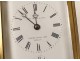 Pendulette d'officier voyage horloger Leroy marine bronze doré clock XIXème