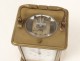 Pendulette d'officier voyage horloger Leroy marine bronze doré clock XIXème