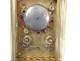 Pendulette d'officier voyage horloger Leroy marine bronze doré clock XIXème