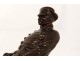Rare bronze sculpture Santa Coloma Cobesse horse groom Colin Paris XIX