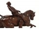 Rare bronze sculpture Santa Coloma Cobesse horse groom Colin Paris XIX