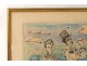 Watercolor Creixams characters gypsy guitar music trumpet twentieth century