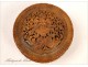 Carved tagua box decorated with flowers, 19th