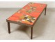 Coffee Table Roger Capron metal ceramic decor orientalist twentieth characters