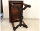 Table carved walnut Louis XIII twisted feet antique french seventeenth century