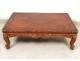 Chinese coffee table lacquered wood golden dragon phoenix bird eighteenth century