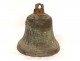 Bronze antique brass bell chapel cross bell french XVII 1699