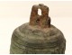 Bronze antique brass bell chapel cross bell french XVII 1699