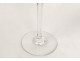 Crystal Rhine wine glass carved Baccarat France Genova emerald twentieth