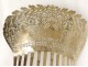 Hair comb silver vermeil silver nineteenth Old Man Chinese characters