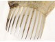 Hair comb silver vermeil silver nineteenth Old Man Chinese characters