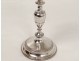 Large silver chalice Coq bronze french antique chalice Paris XVIII