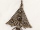 Pair fibulae Tizerzai n Taouka silver enamel Anti-Atlas Morocco Maghreb nineteenth