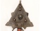 Pair fibulae Tizerzai n Taouka silver enamels Siroua Taroudant Morocco XIX