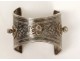 Bracelet Azbeg silver inlaid enamel Morocco Ida Nadif Maghreb XIX