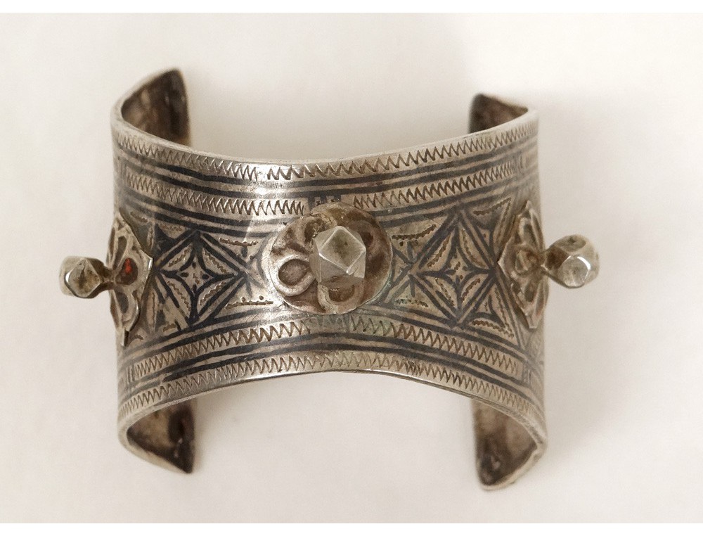 Bracelet En Argent Du XIXème Siècle - Occasion, Couleur Argenté