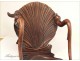 Grotto Rococo style chair, shell, 19th