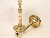 Candlestick columns bronze Louis XVI 18th