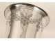 Timpani piedouche solid silver Minerva flowers silver cup 88,57gr XIX
